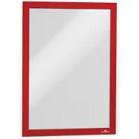 Durable Cadre d'information Duraframe - format A4 - rouge - 2 pièces