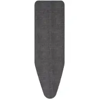 Brabantia Housse de table à repasser C - 124 x 45 cm - Couche supérieure - Denim Black