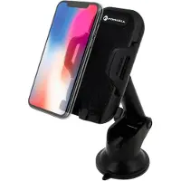 Forcell Support Voiture Smartphone 47 à 95 mm Fixation ventouse Rotatif - Noir