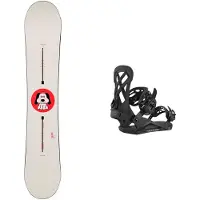 Burton - Snowboard all-mountain - Process Flying V Good Dog 2027 en Bois - Taille 152 cm - Rouge