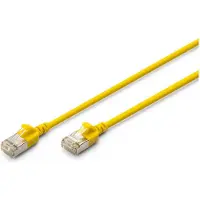 Digitus Patchkabel CAT 6A F/FTP Slim 3m gelb 10 Stück