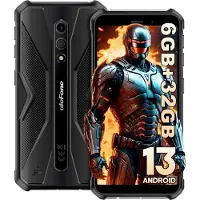 Ulefone Armor X12 13,8 cm (5.45") Double SIM hybride Android 13 Go edition 4G USB Type-C 3 Go 32 Go 4860 mAh Noir