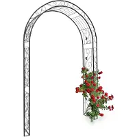 Relaxdays Arche À Rosiers Décoration Feuillage Support De Plantes Grimpantes Jardin Déco