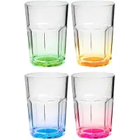Brunner Octoglass Color Set de verres à boire, Verres, Multicolore