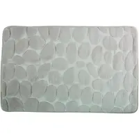 MSV Tapis de bain Microfibre PEBBLE 40x60cm Beige