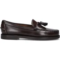 Sebago pour femme. 7001560 Mocassins classiques en cuir Will bordeaux marron (40), Plat, 1 à 3 cm, Aucun, Casuel, Fête