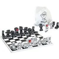Vilac jeu de stratégie Jeu d'échecs en bois – dès 6 ans, pour enfants, jouet de marque de qualité