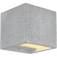 Globo Lampe murale moderne Ferguson Gris carré