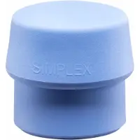HALDER Insert de frappe pour marteau de protection SIMPLEX, d.50, TPE-soft
