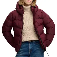 Superdry Manteau d'Hiver Hooded Sports Puffer Femmes