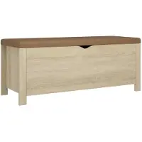 vidaXL Boîte de rangement coussin Chêne sonoma 105x40x45 cm Aggloméré