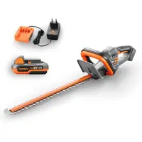 FUXTEC Taille-haies 20V incl. batterie FX-E1HS20 Taille-haies électrique avec batterie Li-Ion et chargeur Longueur de coupe 52 cm