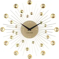 Karlsson - Horloge murale Sunburst Medium - Or
