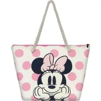 KARACTERMANIA - Plecak plażowy Disney Minnie Dots, oficjalny produkt