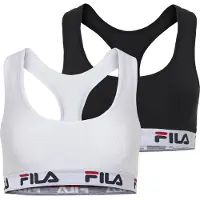 FILA Soutiens-gorge rouge vif / noir / blanc / blanc cassé