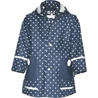 Playshoes Manteau bleu foncé / blanc
