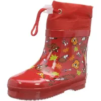 Playshoes Bottes en caoutchouc marron / jaune d'or / vert clair / orange / rouge