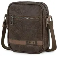 Lois - Sac bandoulière en cuir pour hommes, élégant, sac à bandoulière en cuir pour hommes