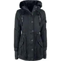 Brandit Manteau d'hiver de - Parka Femme Saby - L - pour Femme - noir - Taille L