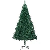 vidaXL Arbre de Noël artificiel avec branches épaisses vert 180 cm PVC