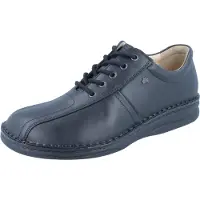 Finn Comfort Chaussure à lacets 'Schnürschuh Herren 01101 062099 Echtleder in schwarz' noir