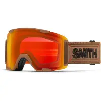 Smith - Masque de ski/snowboard - Stash XL Camel Warm Steel/Chromapop Everyday Red Mirror - Marron