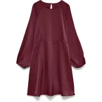 Vero Moda Miro Long Sleeve Short Dress Rouge M Femme