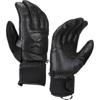 Mammut - Gants imperméables en PrimaLoft&reg; et en GORE-TEX- Unisexe - Eiger Free Glove Black en Cuir - Taille 8 - Noir