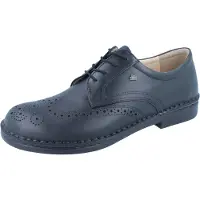 Finn Comfort Chaussure à lacets 'Schnürschuh Herren 01212 060099 Echtleder in schwarz' noir