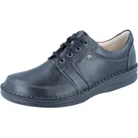 Finn Comfort Chaussure à lacets 'Schnürschuh Herren 01111 060099 Echtleder in schwarz' noir