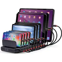 Lindy Station de charge USB pour 10 tablettes ou Smartphones
