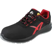 Albatros Chaussure de sécurité GRID LOW taille 45 W.11 noir/rouge S3 SRC EN ISO 20345:2011