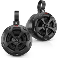 Pyle Atv Utv Motorcycle Speaker Set Étanche À La Poussière