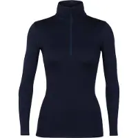 Icebreaker - Première couche en laine de mérinos - W Merino 260 Oasis LS Half Zip Midnight Navy en Laine - Taille L