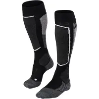 Falke - Chaussettes de ski - SK2 Intermediate Cashmere M Black-Mix en Laine - Taille 42-43 - Noir