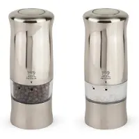 Peugeot Saveurs Zeli Duo PM+SM Z, électrique, argent, 14 cm