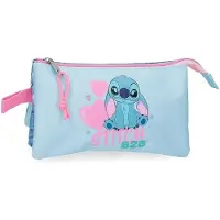 Joumma Bags Trousse à Trois Compartiments Hearts Stitch Disney