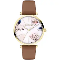 s.Oliver Montre pour homme - Ronde - Or - 16 mm - Élégante montre pour homme en métal avec mouvement à quartz