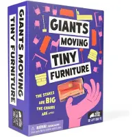 Exploding Kittens Giants Moving Tiny Furniture, jeu de cartes, à partir de 10 ans