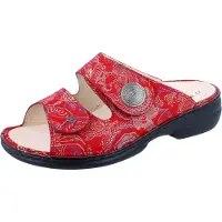 Finn Comfort Mule 'Pantolette Damen 02550 657420 Echtleder in rot' rouge