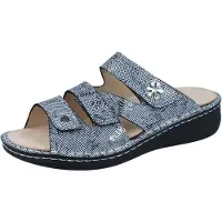 Finn Comfort Mule 'Pantolette Damen Grenada blau Echtleder in blau' bleu