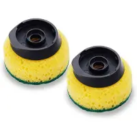 Joseph Joseph SinkTech Lot de 2 têtes d'éponge à vaisselle