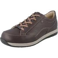 Finn Comfort Chaussures basses pour hommes Osorno, cuir, couleur café, à lacets - Aperçu des formes Marques Finnplus, marron, cuir (rabo)