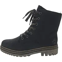 Rieker Damen Stiefel gefüttert Blau Y7622-14