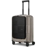 Redolz Essentials 17 2.0 : Valise cabine à 4 roulettes, 55 cm, avec compartiment pour ordinateur portable et soufflet extensible