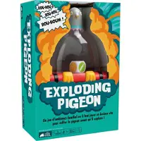Asmodee - Exploding Taube : Jeu de société familial - Exploding Kittens