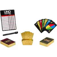 Mattel Games, set de jeu UNO Championship, cartes, jeu de défausse, à partir de 7 ans