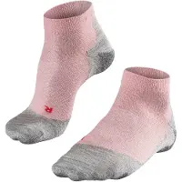 Falke Chaussettes de sport gris foncé / rouge / blanc
