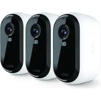 Arlo Essential 2K Caméra de Sécurité Extérieur Lot de 3