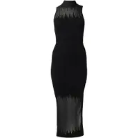 HUGO Robes en maille noir